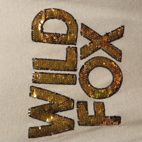 Wild Fox Couture Gold Sequin Sweater - Picture 4 of 10